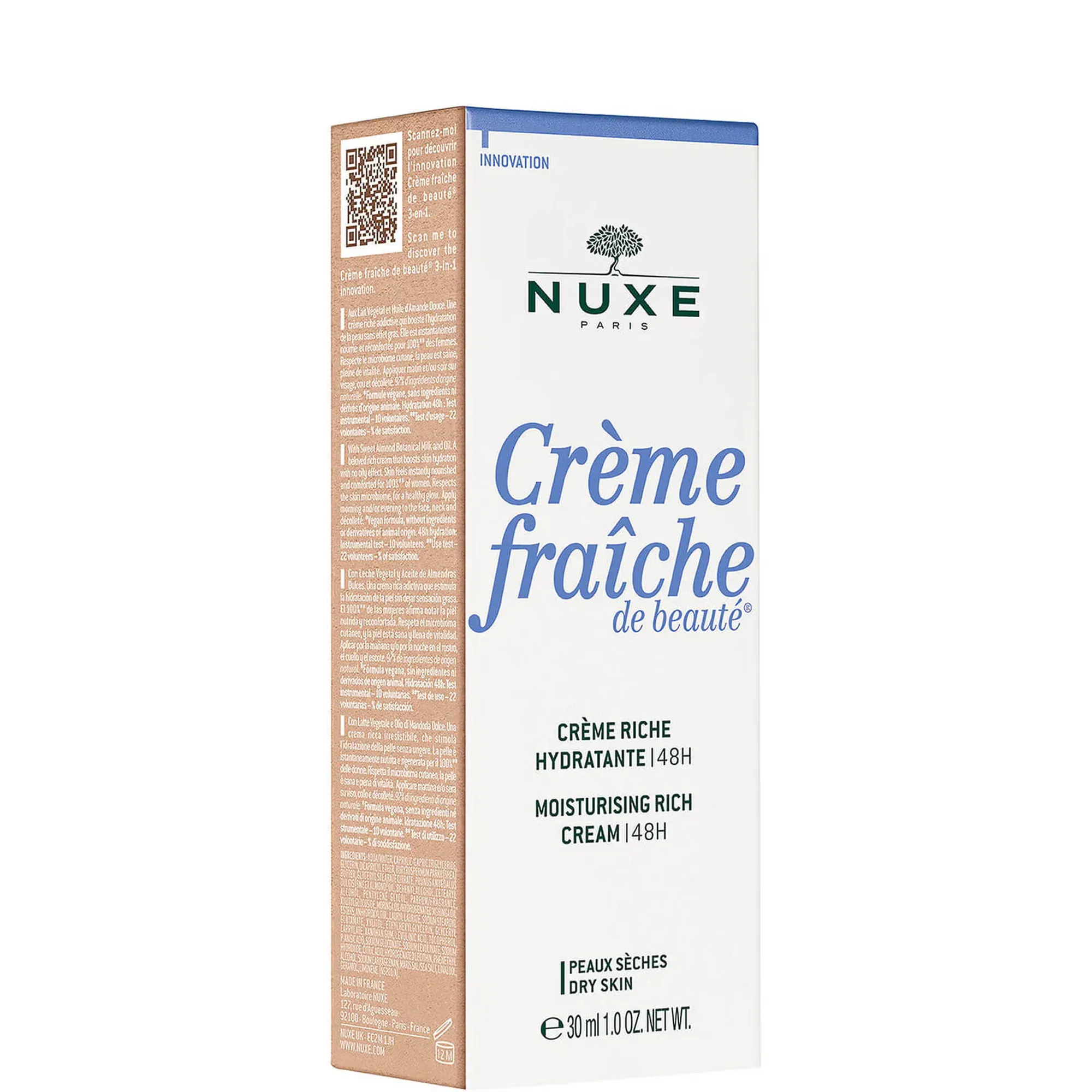 NUXE CREME FRAICHE DE BEAUTE CREME RICHE HYDRATANTE 48H 30ML