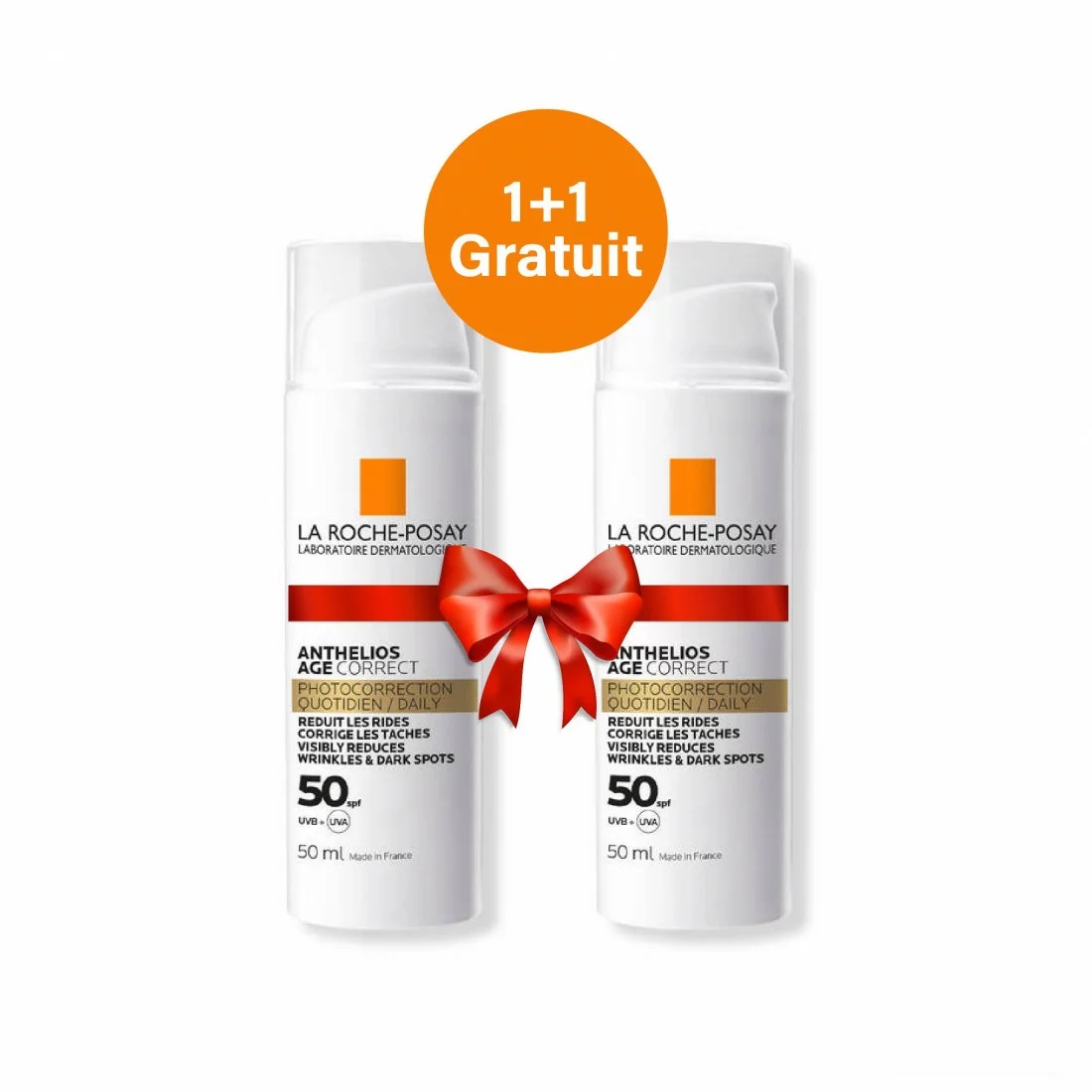 LA ROCHE POSAY DUO ANTHELIOS AGE CORRECT SPF 50 ( 1+ 1 Gratuit)