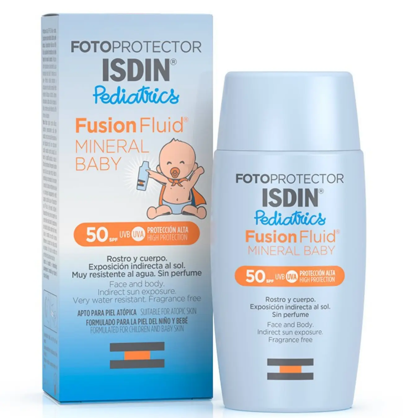 ISDIN Fotoprotector FLUID MINERAL BABY SPF50