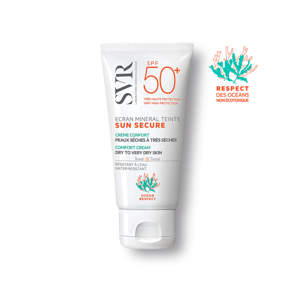 SVR SUN SECURE ECRAN MINERAL TEINTE Peaux Seches a Tres Seches SPF50+