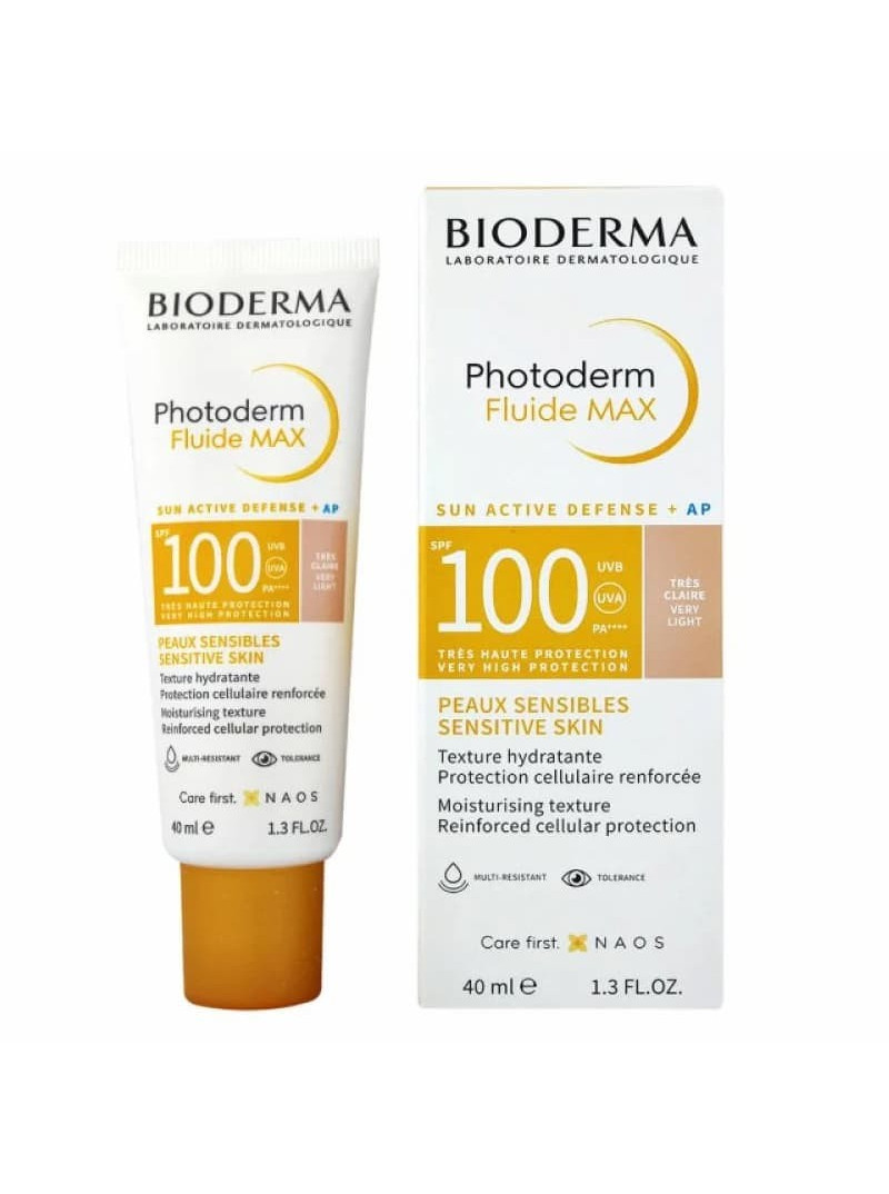 BIODERMA PHOTODERM FLUIDE MAX SPF100 - TEINTE CLAIRE