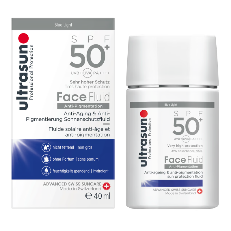 ULTRASUN FACE FLUID ANTI PIGMENTATION SPF50+ 40ML
