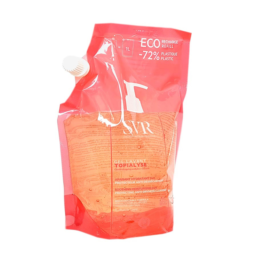 SVR TOPIALYSE GEL LAVANT ECO-RECHARGE 1L