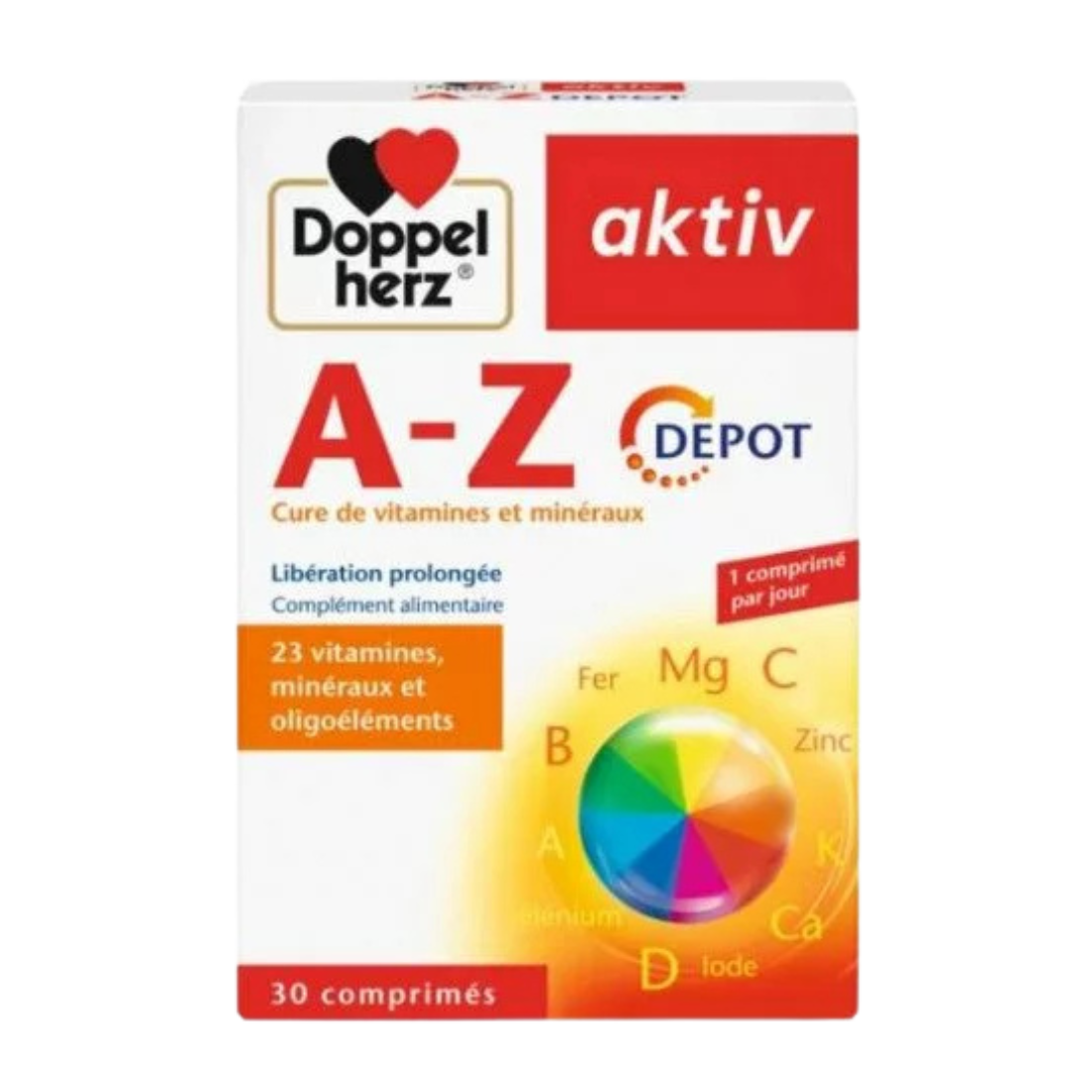AKTIV A-Z VITAMINES ET MINERAUX 30 COMPRIMES