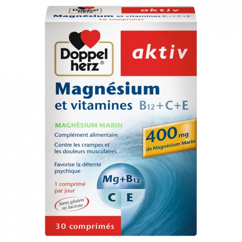 AKTIV MAGNESIUM ET VITAMINES 30 COMPRIMES