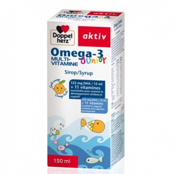 AKTIV Omega 3 Junior Multivitamine Sirop