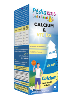 PEDIAKIDS CALCIUM & VIT. D3 150ML