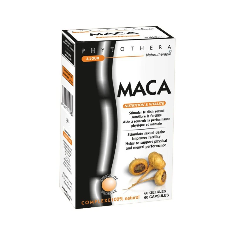 PHYTOTHERA Maca - 60 Capsules - 1
