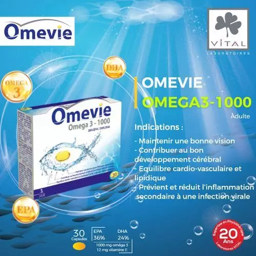 VITAL OMEVIE OMEGA 3 - 1000 - 2
