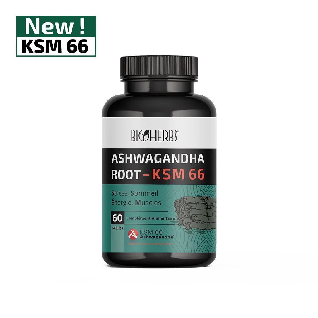 BIOHERBS ASHWAGANDA KSM 66 60 GELULES