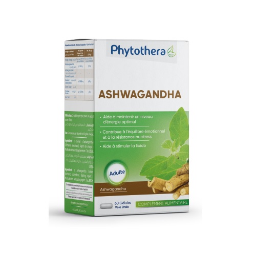 PHYTOTHERA ASHWAGANDHA 60 GELULES