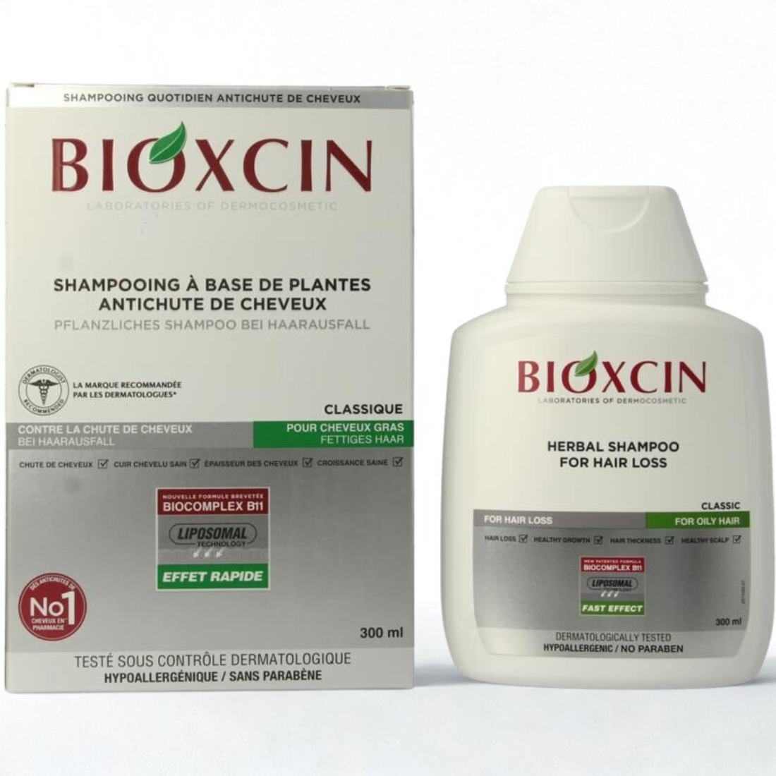BIOXCIN SHAMPOOING ANTI CHUTE CHEVEUX GRAS 300ML - 2