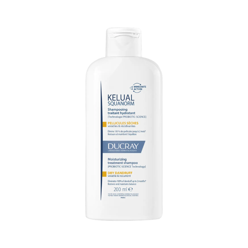 DUCRAY KELUAL Squanorm Shampooing pellicules séches 200ML