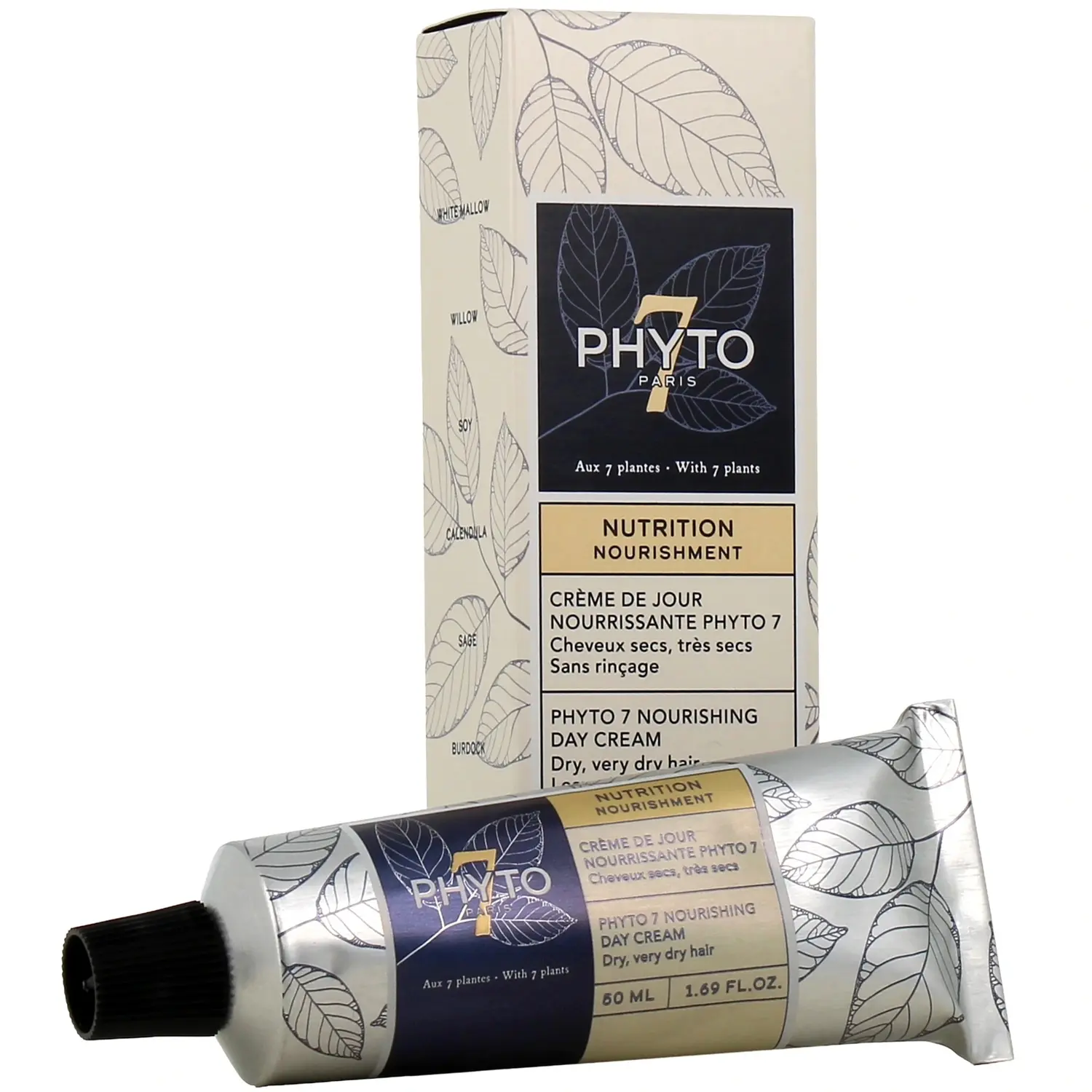 PHYTO 7 CRÈME DE JOUR HYDRATATION BRILLANCE AUX 7 PLANTES