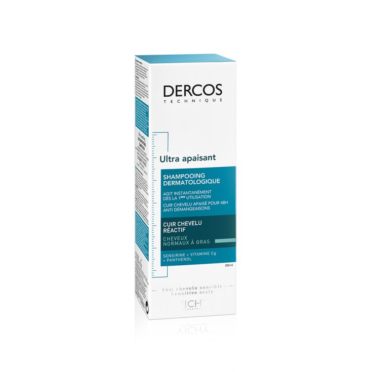 VICHY DERCOS ULTRA APAISANT Shampooing Cheveux Normaux à Gras 200ML - 2