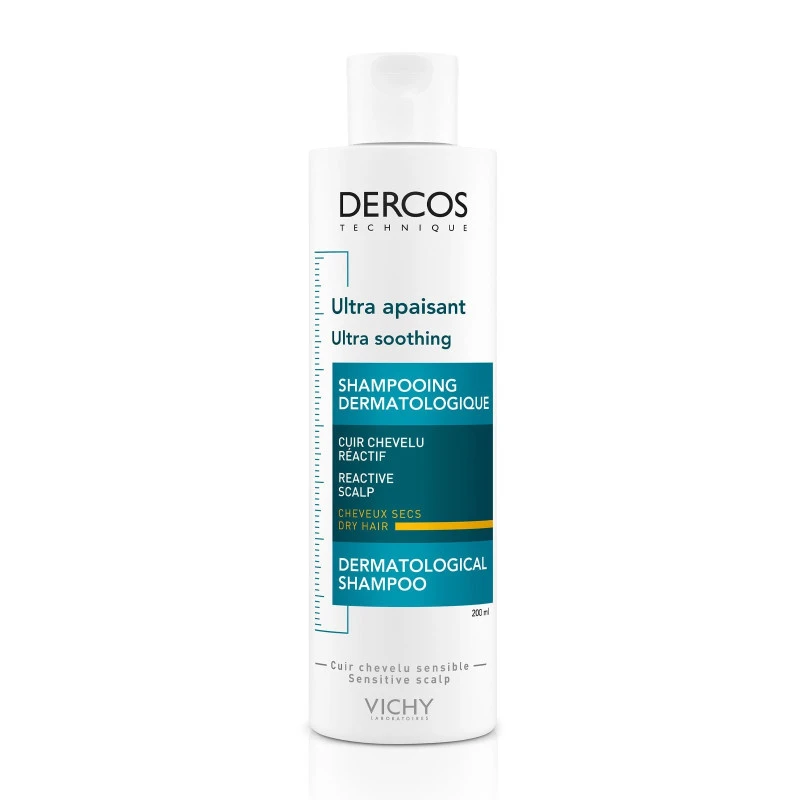 VICHY DERCOS ULTRA APAISANT Shampooing Cheveux Normaux à Secs 200ML