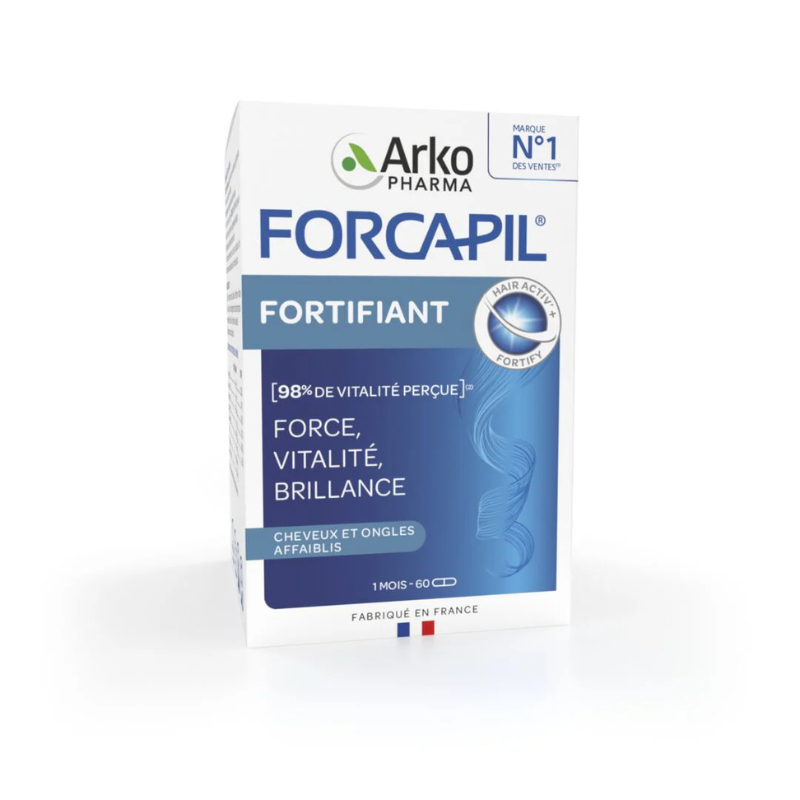 FORCAPIL CHEVEUX ET ONGLES 60 GELLULES