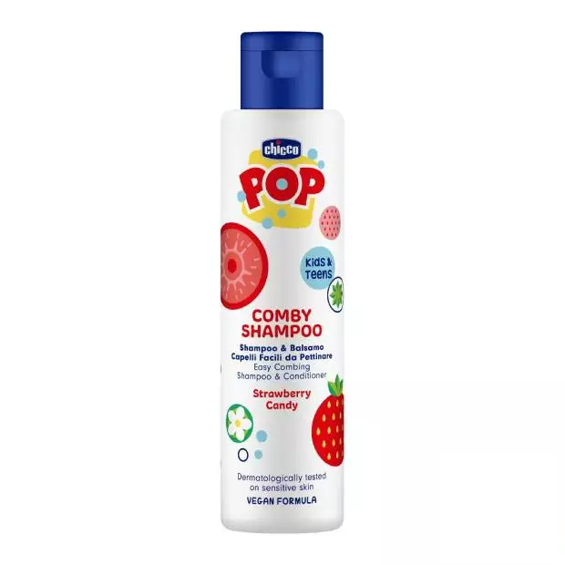 CHICCO KIDS & TEENS POP Shampoing et Apres Shampoing Bonbon a la Fraise 250ML