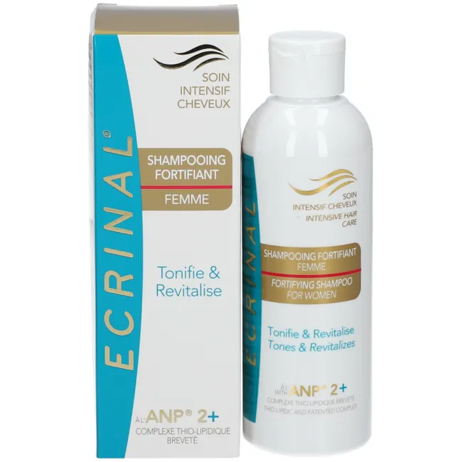 Ecrinal Soin Intensif Cheveux ANP 2+ Shampooing Fortifiant FEMME 200ML