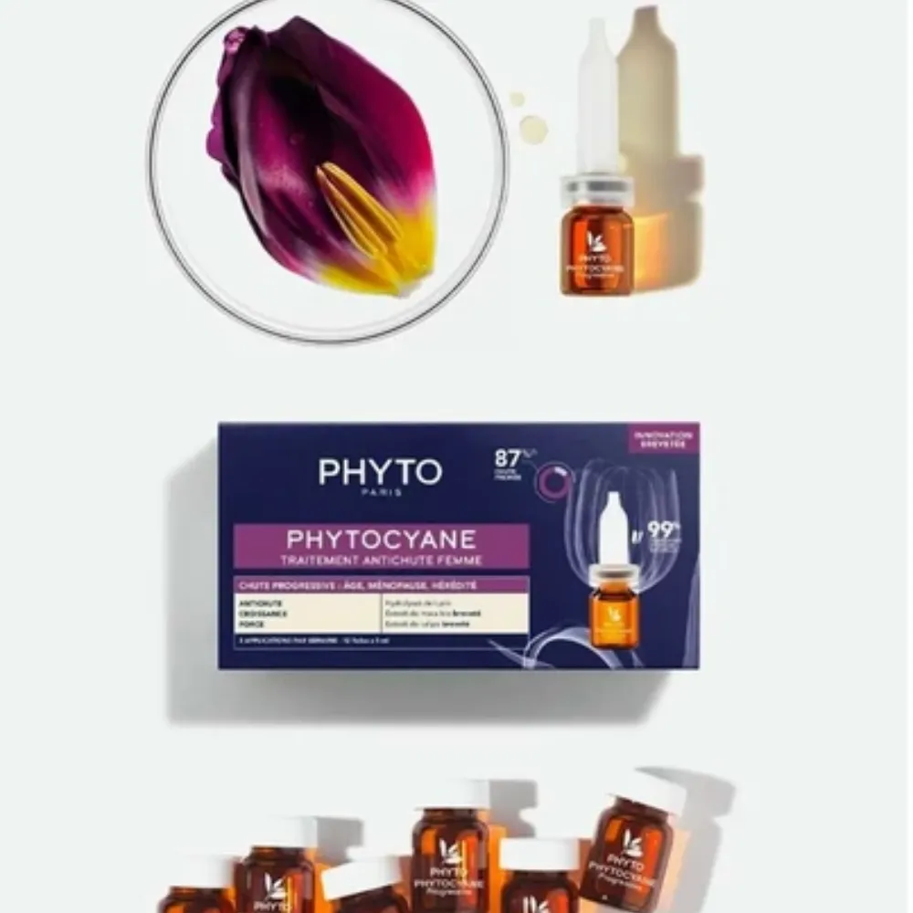 PHYTO PHYTOCYANE TRAITEMENT ANTICHUTE PROGRESSIVE FEMME 12X5ML - 2