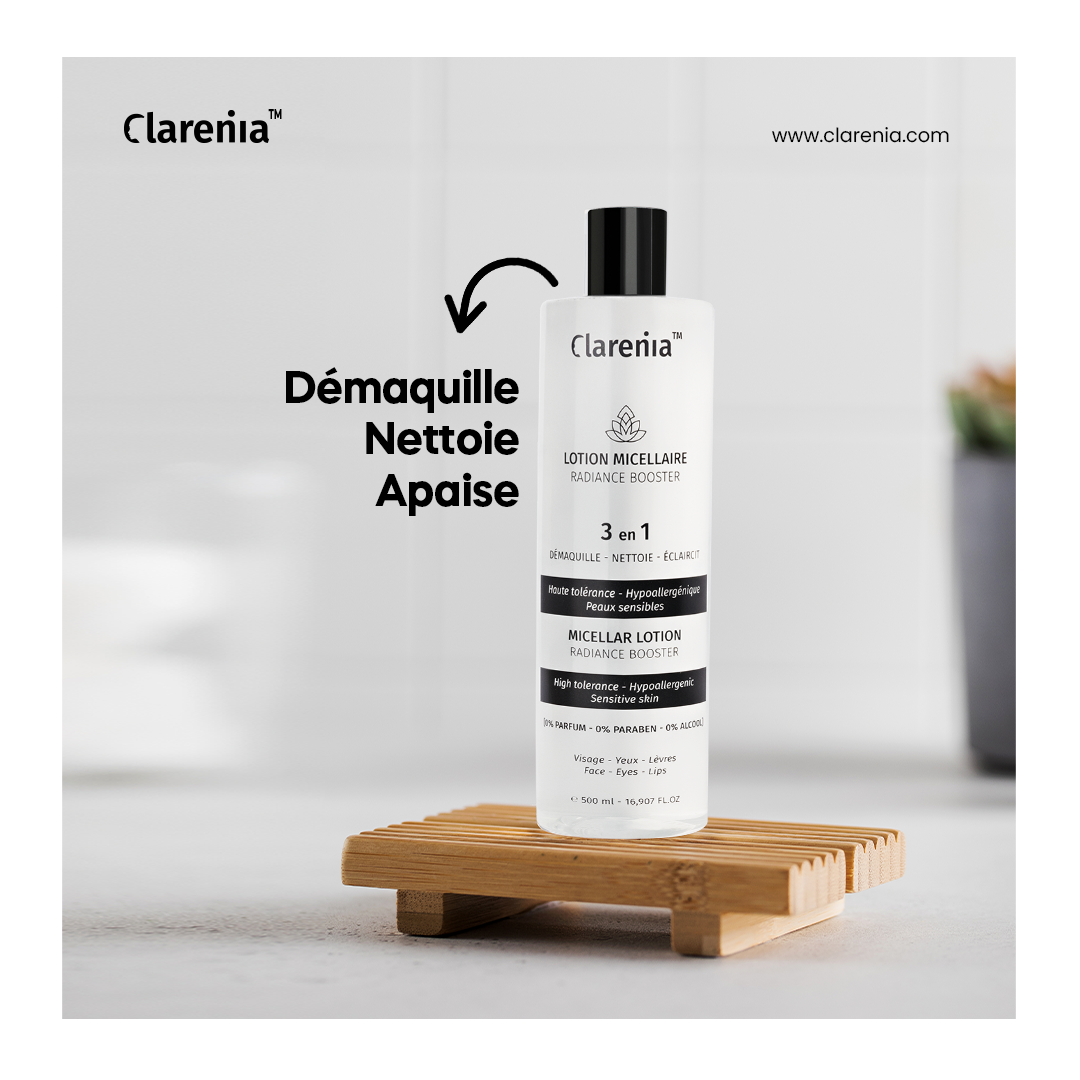 CLARENIA LOTION MICELLAIRE RADIANCE BOOSTER 3EN1 - 2